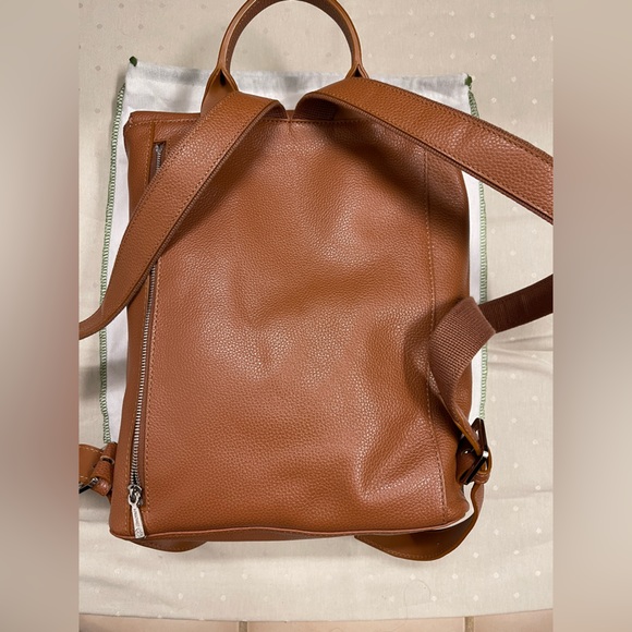 LONGCHAMP Leather Le Foulonné Backpack - Picture 6 of 10